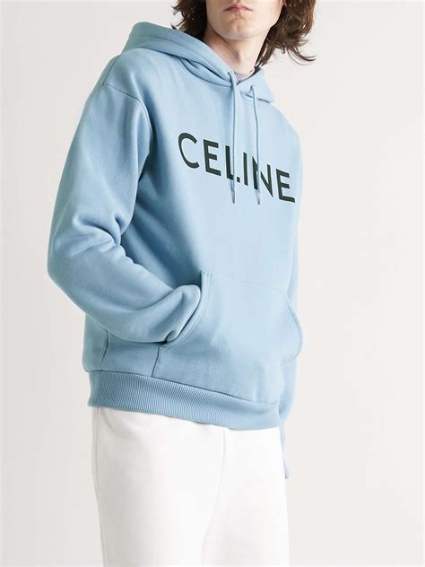 baby blue celine hoodie|Celine homme hoodie for men.